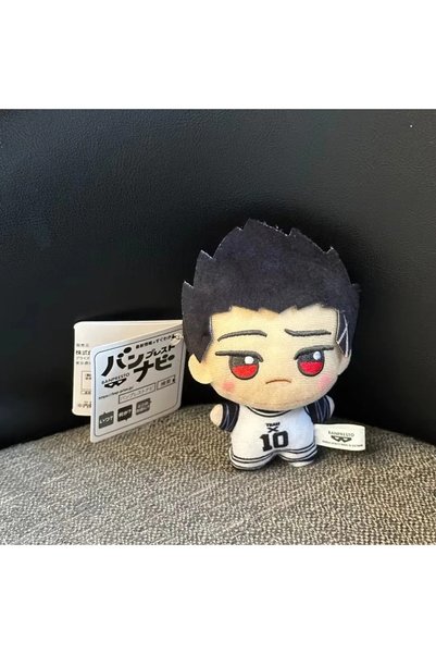 BANDAI Style B 10cm Blue Lock Anime Game Plush Toy KeyChain Pendant Backpack ...
