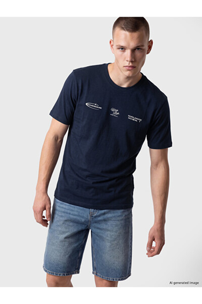 LC Waikiki I Zero Roba Yaka Printed Combed Cotton Men's T-Shirt from Freezen ...