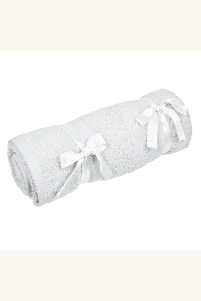 Comerivo Prosop de corp alb din bumbac, 70x140 cm, foarte absorbant pentru du...