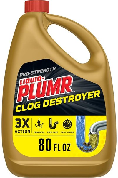 Liquid Plumr Liquid-Plumr Pro-Strength Full Clog Destroyer Plus PipeGuard, Li...