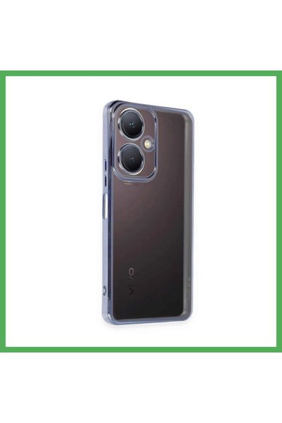 Nur store Çanta غطاء سيليكون متوافق مع هاتف Vivo Y27، مع حماية للعدسة - لون أ...