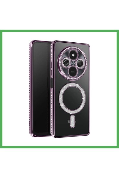 Nur store Çanta غطاء حماية Joke Magneticsafe المتوافق مع هاتف Redmi 14C - لون...