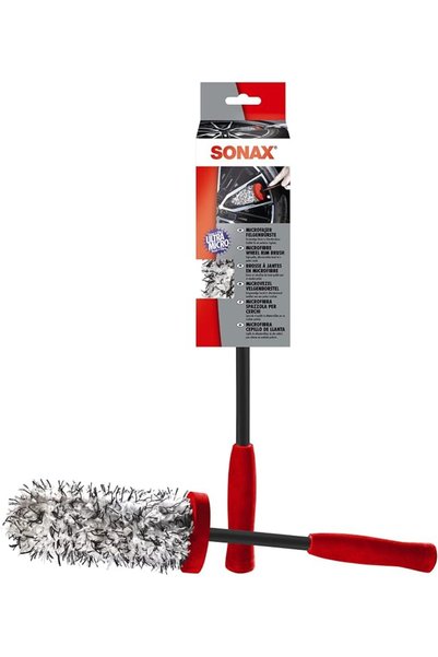 Sonax Microfiber Wheel Brush for Gentle Cleaning and Support for Steel Rims, ...
