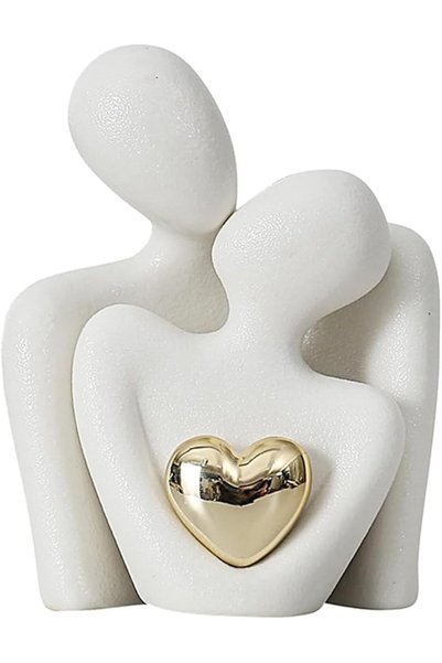 Andgogo Mini Couple Statue,Abstract Sculpture,Couple Hugging Statue Figurines...