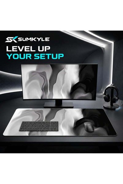 Sumkyle Large Desk Mouse Pad, 800 x 300 x 4 mm, 31.5 x 11.8 x 0.157 in, XXL G...