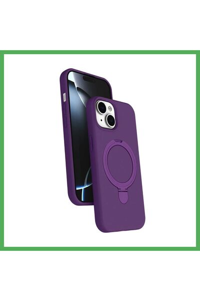 Nur store Çanta غطاء حماية متوافق مع iPhone 15 Plus، مع حامل MagSafe من Regal...