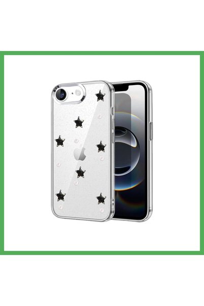 Nur store Çanta غطاء لهاتف iPhone 16E بتصميم مزين بالفيونكة - التصميم رقم 7 م...