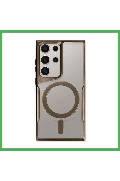 Nur store Çanta Samsung Galaxy S23 Ultra Compatible Case: Boyi MagSafe Silico...