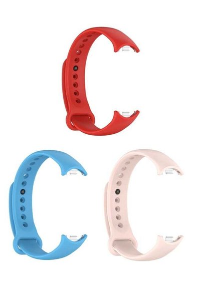 HablTech Silicone Strap Compatible for Xiaomi 10/9/8 Adjustable Sport Wrist S...