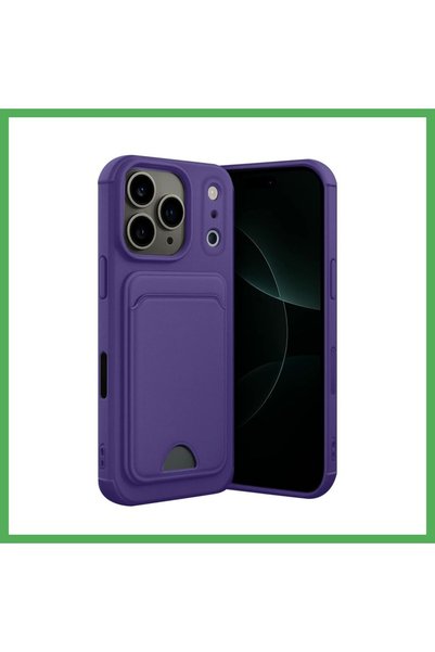 Nur store Çanta غطاء سيليكون متوافق مع iPhone 17 Pro، بتصميم "كيلفن" ولون أرج...