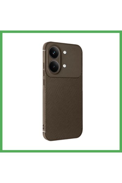 Nur store Çanta Poco X8 Pro Max Compatible Auto Focus Carbon Fiber Case - Bro...