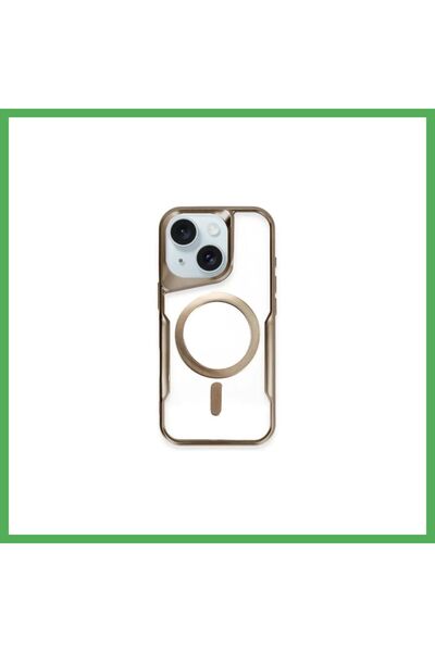 Nur store Çanta iPhone 14 Compatible Case: Boyi MagSafe Silicone Cover - Brow...