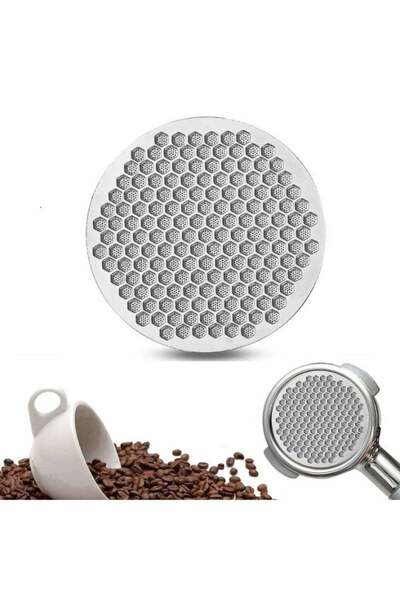 Chabeia 51mm Espresso Puck Screen, 0.8mm Thin Coffee Espresso Filter Screen S...