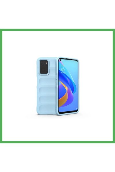 Nur store Çanta Realme 9i 4G-Compatible Case - Optimum Silicone - Sky Blue BE...