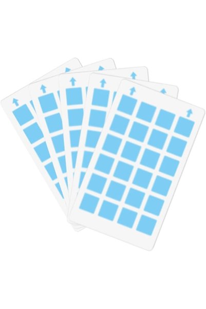 NECOMIC 5 PCS Refills Glue Cards for Flying Insect Trap,Replacement Sticky Ca...