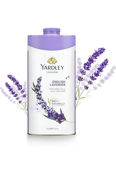 YARDLEY بودرة الجسم المعطرة لندن إنجلش روز - 125 جرام |   انتعاش أنثوي طوال ا...