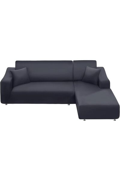 NAISIGOO NAISI Couch Cover L Shape 2 Pieces Sofa Cover Soft Stretch Slipcover...