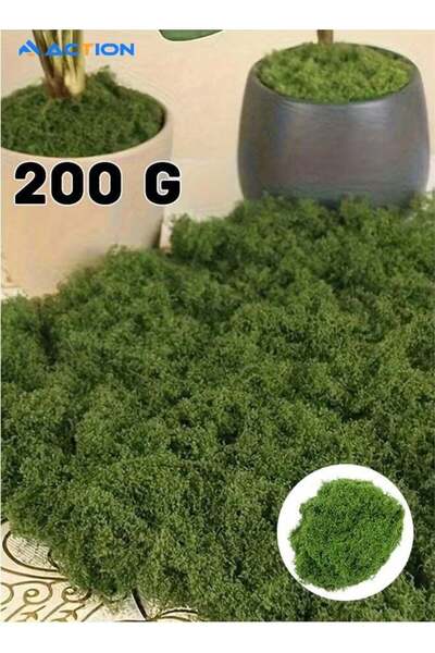 ACTION 100g Artificial Moss Grass – Realistic Fake Green Moss for Centerpiece...