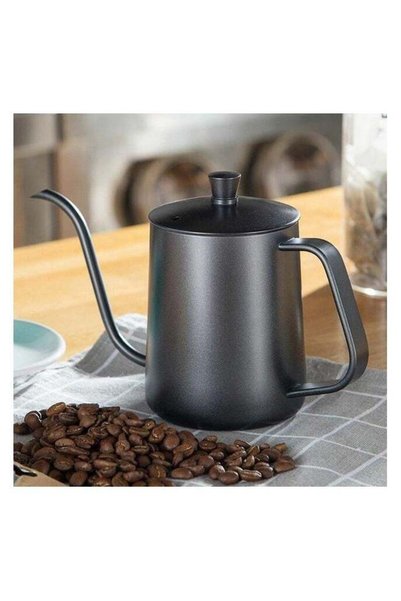 Qahwa Hand Drip Gooseneck Tea Pot Black 600ml