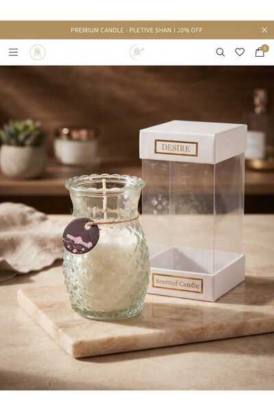 Generic Brand شمعة "ديزاير" المعطرة بتصميم الأناناسة الأنيق