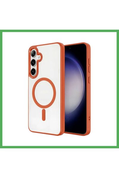 Nur store Çanta Joko Samsung Galaxy S26 Plus Compatible MagSafe Case - Orange...