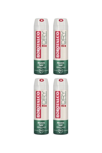 Borotalco 4x Опаковка дезодорант спрей за мъже Original