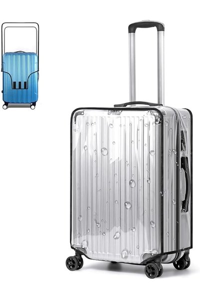 GENERAL Elephant Boot ®   Clear Pvc Plastic Luggage Covers Travel Suitcase Co...