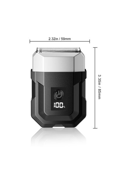 Generic Rechargeable Electric Shaver for Men Dual Foil Shaver Cordless Razor ...