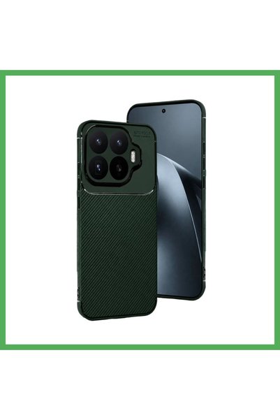 Generic Brand Mi 17T Compatible Auto Focus Carbon Fiber Back Cover - Dark Gre...