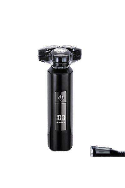 Generic Portable Washable Triple Blade Waterproof Electric Shaver with Long-L...