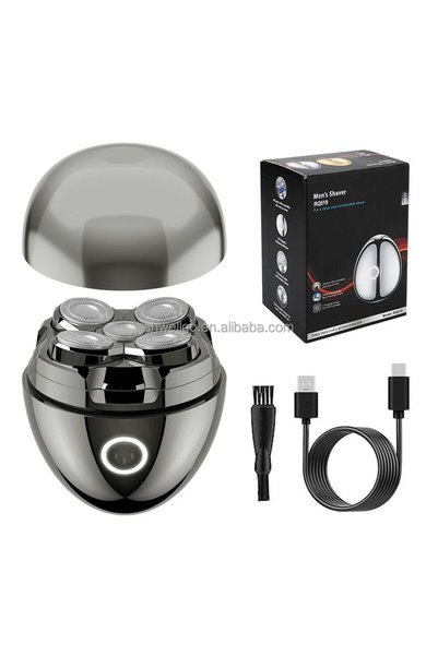 Generic Gold Egg 5 Head Rotary Electric Shaver Men Rechargeable Razor with Fl...