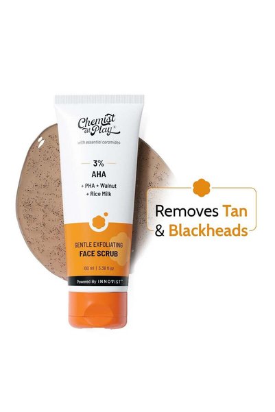 Chemist at Play Face Scrub & Exfoliator | Removes Tan, Dead Skin & Blackheads...
