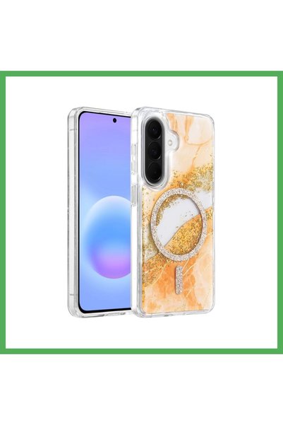 Nur store Çanta Onegif Samsung Galaxy A37 5G Compatible Lotus-Glittery MagSaf...