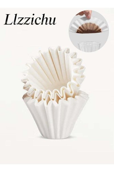 GENERAL Llzzichu 1-2 Cup Small Coffee Filters,100 Count Disposable Basket Cof...