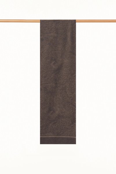 Kayra Ethnic Patterned Cotton Shawl, Charcoal Grey