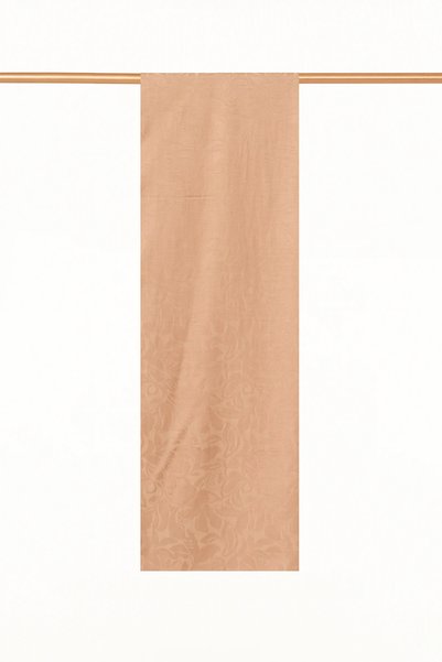 Kayra Beige Cotton Shawl with Abstract Floral Print