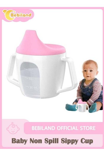 Bebiland Sippy Cups for Toddlers, 250ML, 360° Water Leak Proof Weighted Straw...