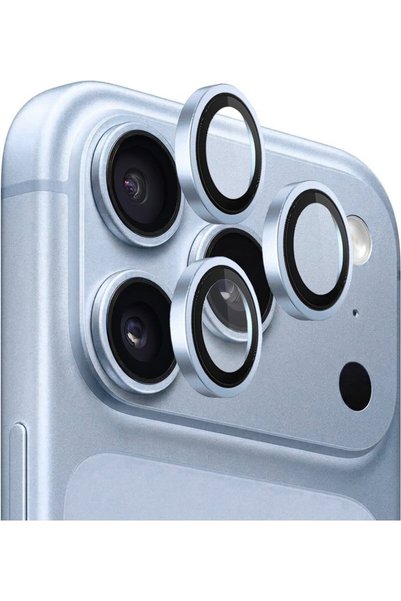 BLUEO - Γνήσιο γυαλί φακού με μεταλλικό πλαίσιο - iPhone 18 Pro / iPhone 18 P...