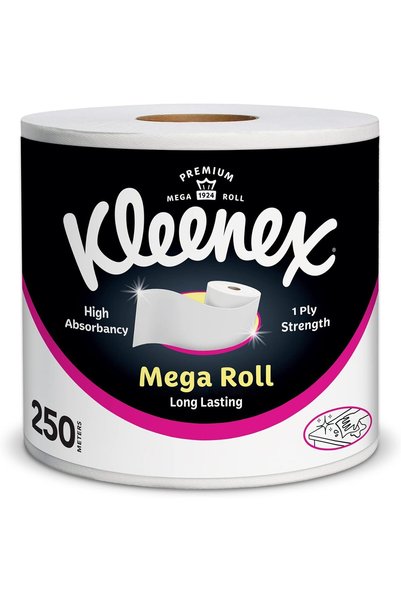 Kleenex منشفة مطبخ، لفافة مناديل كبيرة، 1 × 250 متر