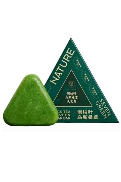 Natura Seven Green شامبو طبيعي مصنوع من الأعشاب، يحتوي على 12 نوعًا من الأعشا...