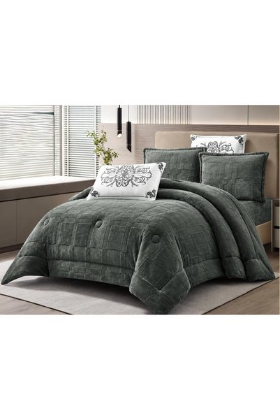 NAJMA Winter Duvet Cover Set Modern Design Elegant Patterns 6 Pieces 230X250