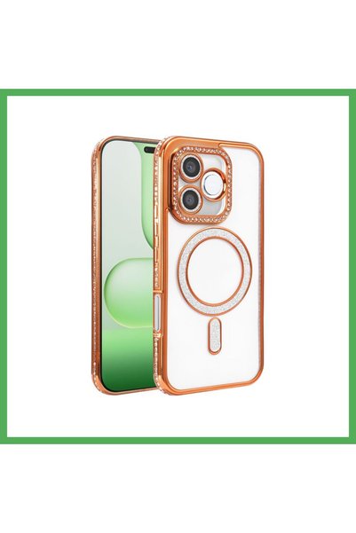 Nur store Çanta Huawei Honor 600 Lite Joke Glittery Magneticsafe Case - Orang...