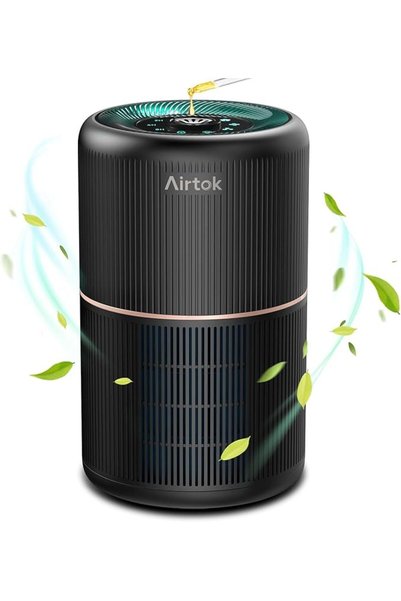 AIRTOK منقي هواء هيبا للمنزل وغرفة النوم مع إسفنجات عطرية |   فلتر هواء H13 T...