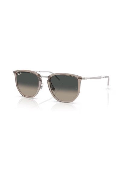 Ray-Ban Rb 4451 680271 53 Unisex Geometric Transparent Grey Combined Bone Sun...