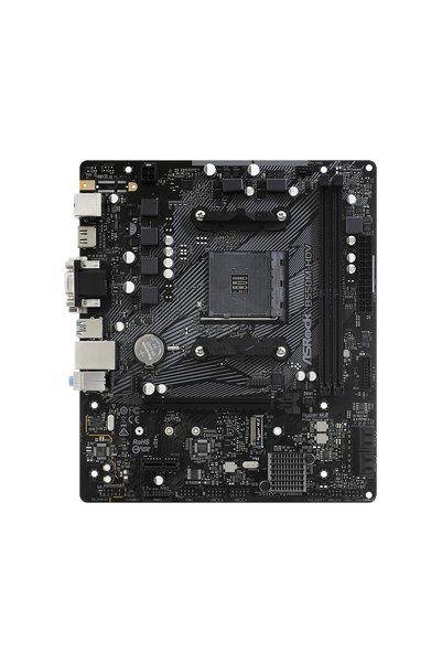 ASROCK Placă de bază B550M-HDV Micro-ATX pentru AMD AM4, DDR4, PCIe 4.0, 4733...