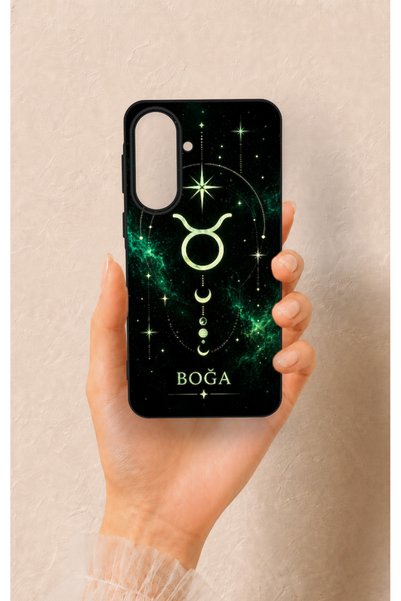 Vip Case Samsung A57 Compatible Taurus-Themed Patterned Silicone Case