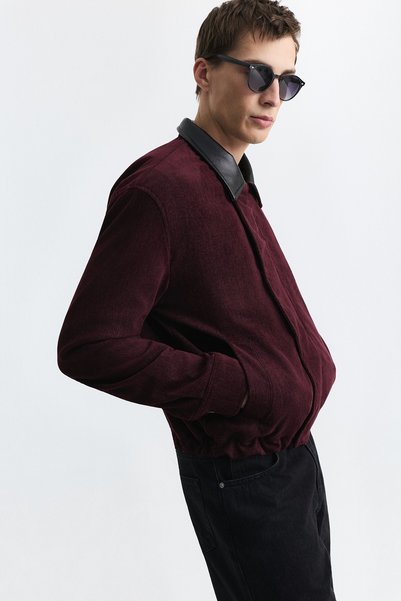 Antioch Relaxed Fit Jacket with Contrast Collar