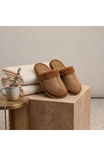 W-Luvion Women's and Girls' House Slippers with a Suede Exterior and Soft Plu...