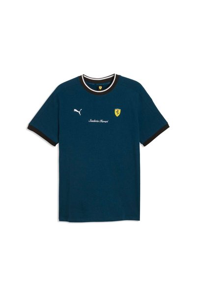 Puma تي شيرت رجالي بقصة واسعة من مجموعة "سكوديريا فيراري لايف ستايل".