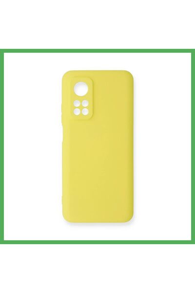 Nur store Çanta Mi 10T Case with Velvet-Lined Nano Silicone - Yellow BEZOSS